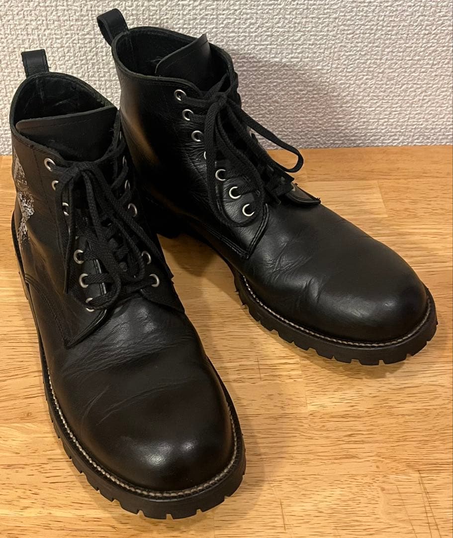 希少品 コムデギャルソン オム ナンバープリント ブーツ 2 3　ヴィンテージ