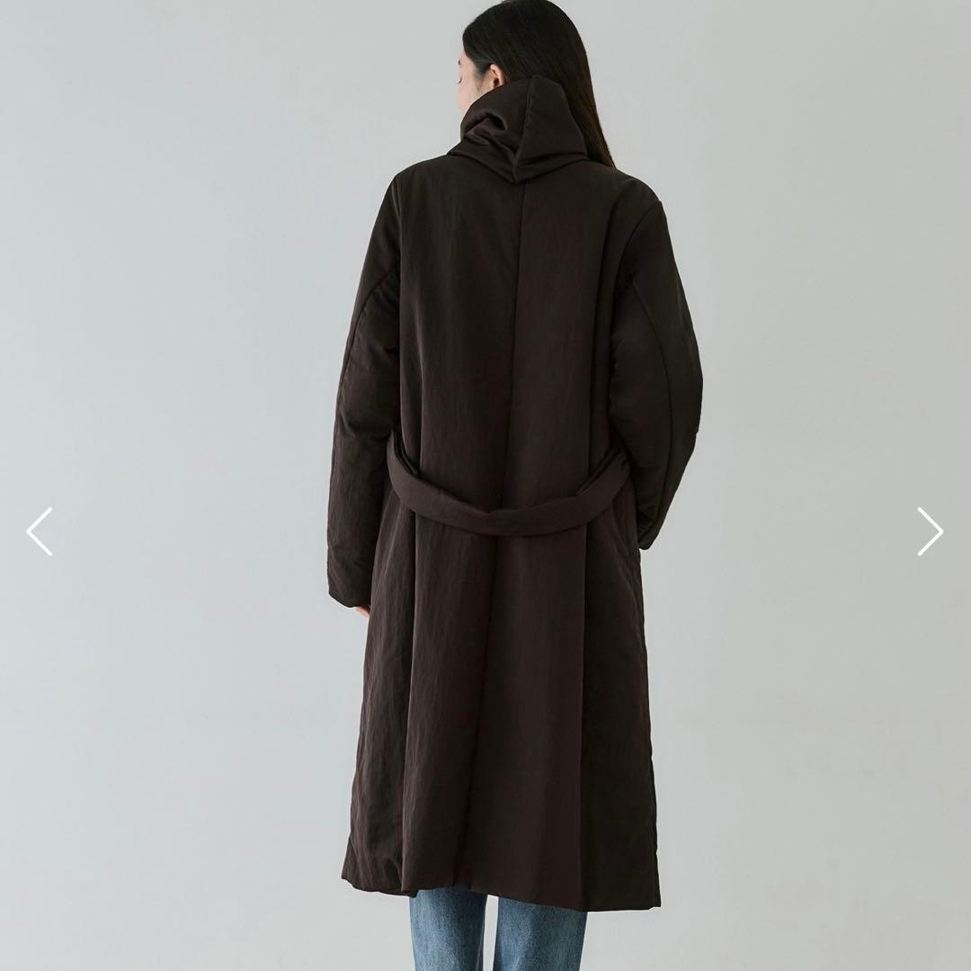 【crewre】size1 / 2wayノーカラーパファーコート