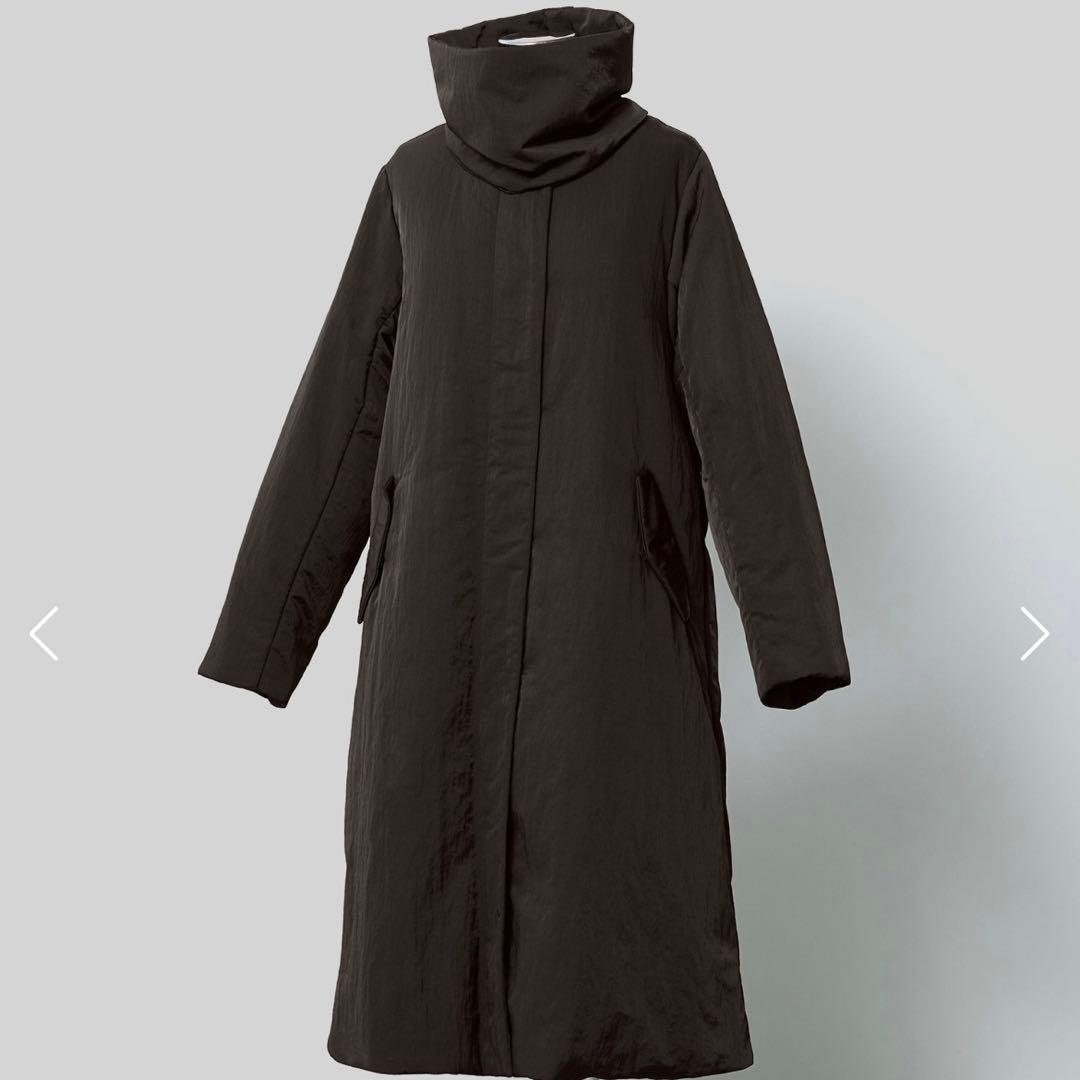 【crewre】size1 / 2wayノーカラーパファーコート