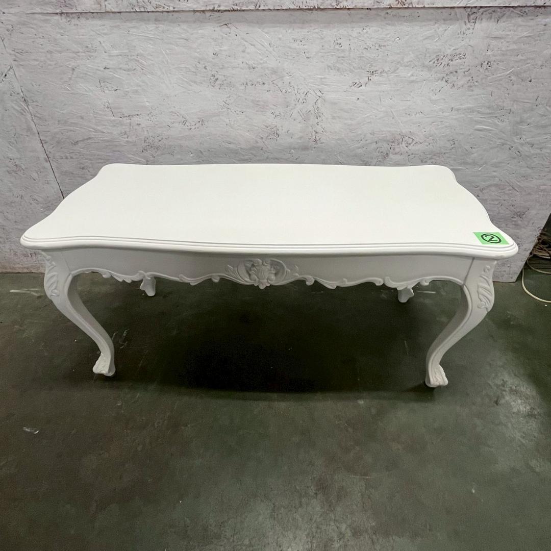 木製 ロココ調 ローテーブル センターテーブル アンティーク ② A0603