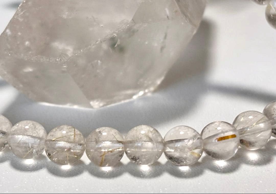 感謝特価　究極品質　超希少幻の銘石　幻の山梨乙女鉱山産ゴールドルチルクォーツ