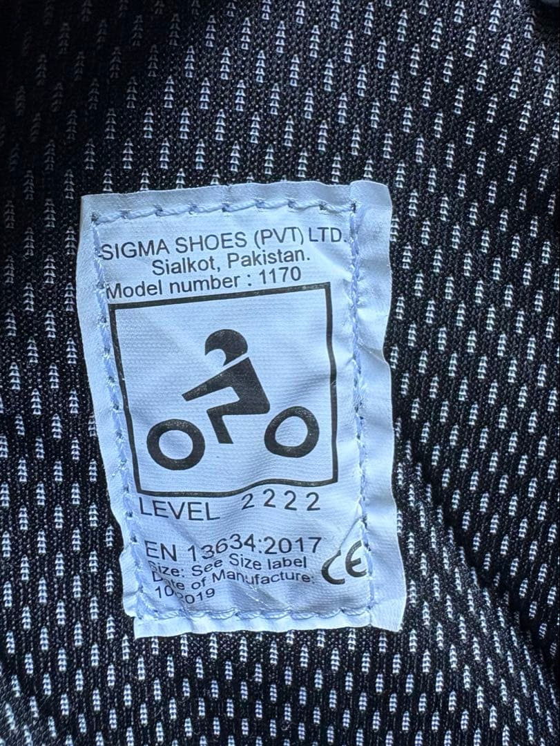 ライディングブーツ ブラック