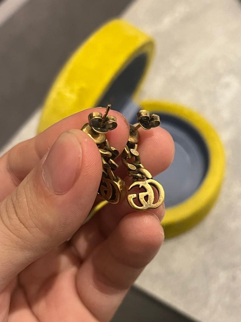 正規品‼️GUCCI クリスタル ドロップピアス