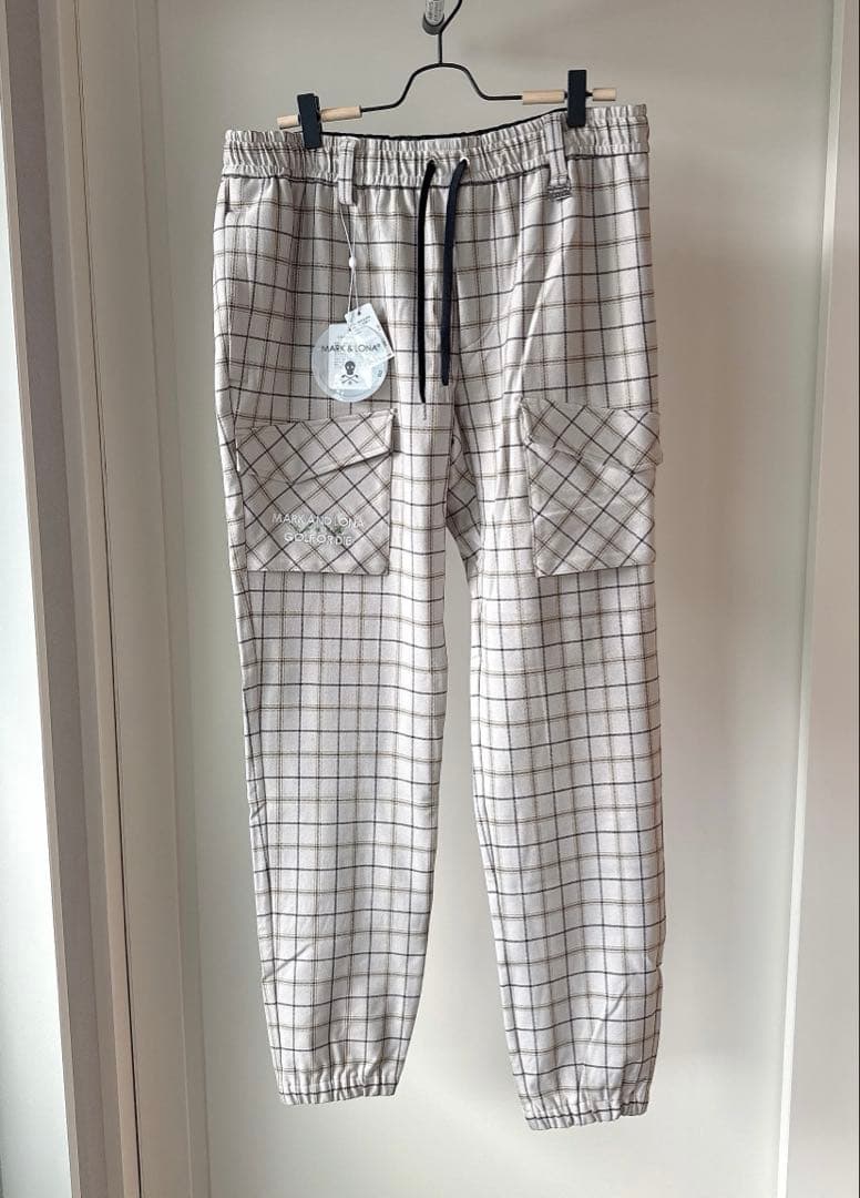 新品 ★ MARK&LONA イージーパンツ ジョガー マーク&ロナ ベージュ