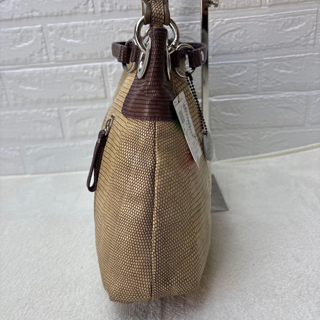 【未使用✨定価313,200円】JRA認定 リザード ショルダーバッグ トカゲ革