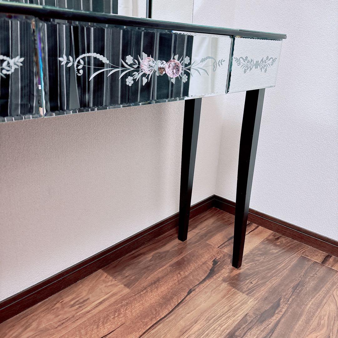 希少 ローラアシュレイ ベネチアン 三面鏡 ドレッサー 化粧台 鏡台 廃盤モデル