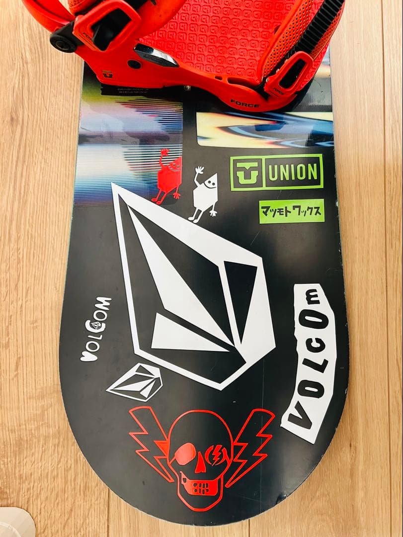 ROME スノーボード UNION バインディング 2点セット エッジカバー付