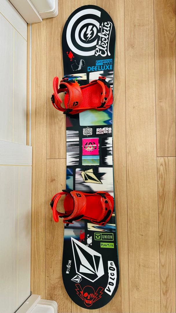 ROME スノーボード UNION バインディング 2点セット エッジカバー付