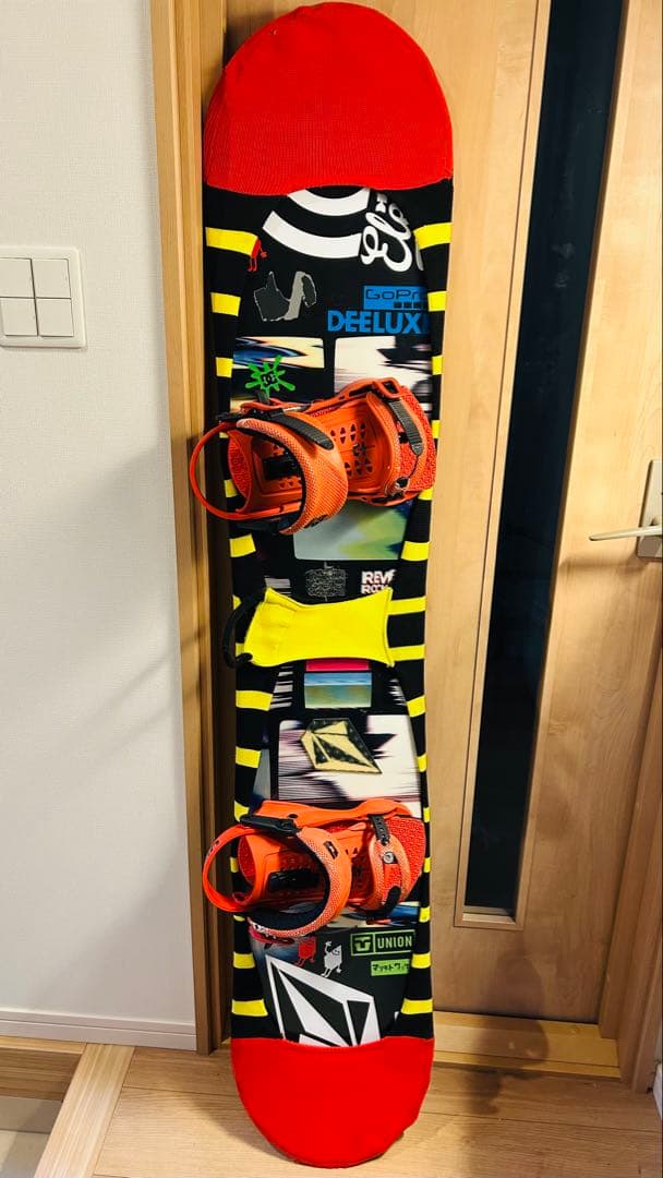 ROME スノーボード UNION バインディング 2点セット エッジカバー付