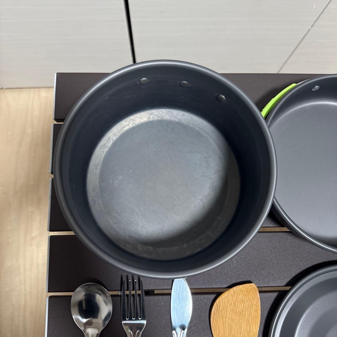 スノーピーク　&CAMPバーナー　ブラック　調理器具セット