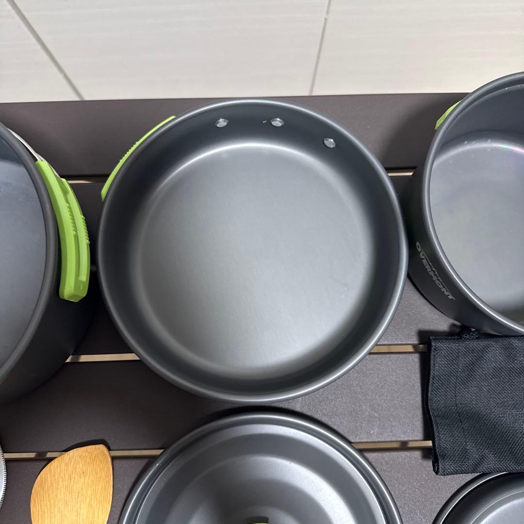 スノーピーク　&CAMPバーナー　ブラック　調理器具セット