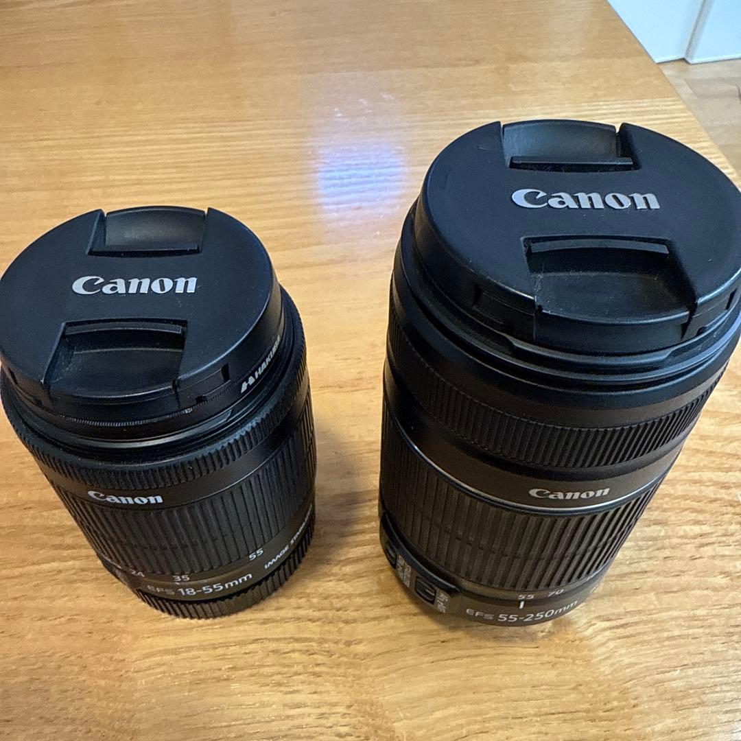 Canon EF-S 18-55mm／55-250mm