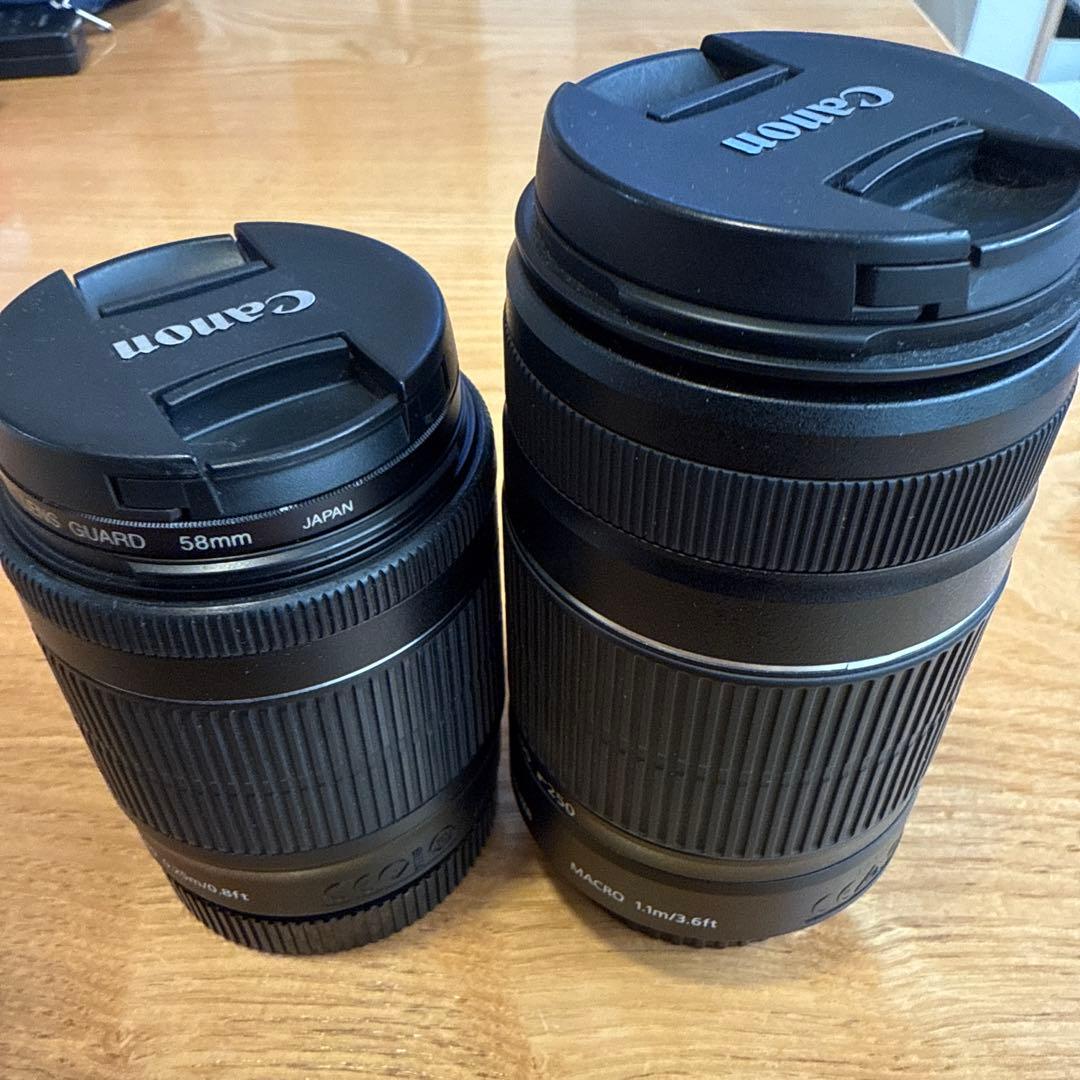 Canon EF-S 18-55mm／55-250mm