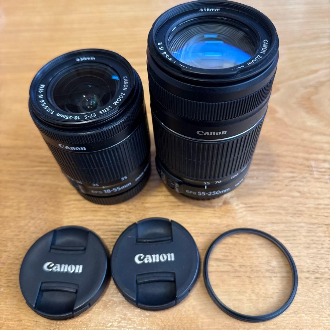 Canon EF-S 18-55mm／55-250mm
