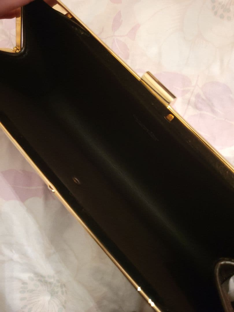 美品Dior ロゴ入り ブラウン クラッチバッグ