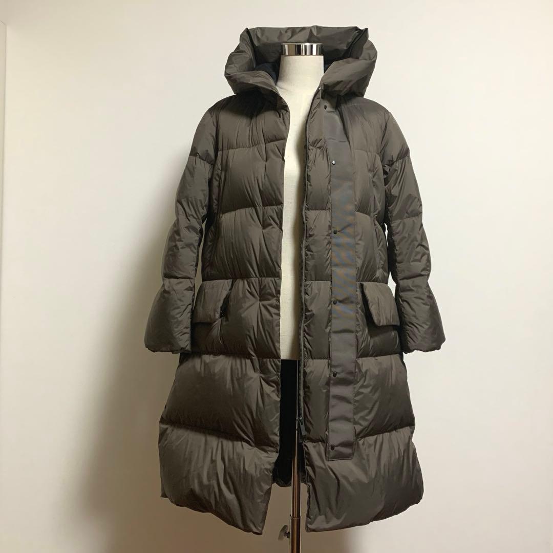 UNIQLO ＋J ジルサンダー ダウンロングコート　S ブラウン　最終お値下げ