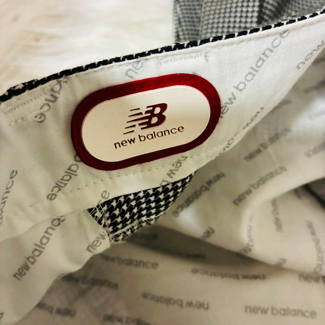 未使用級　ニューバランスゴルフ　千鳥柄　Nロゴ　ストレッチパンツ　4サイズ