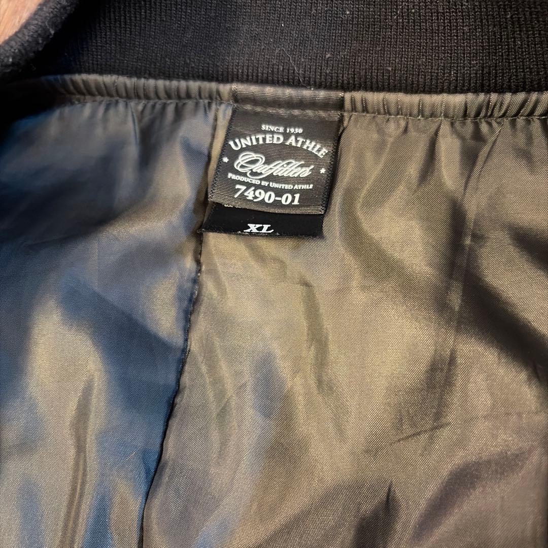 JOE MONTANA ブラック MA-1ジャケット XL