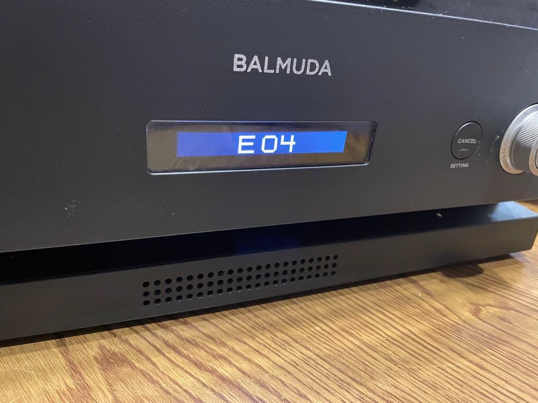 【ジャンク品】　バルミューダレンジ　K04A-BK