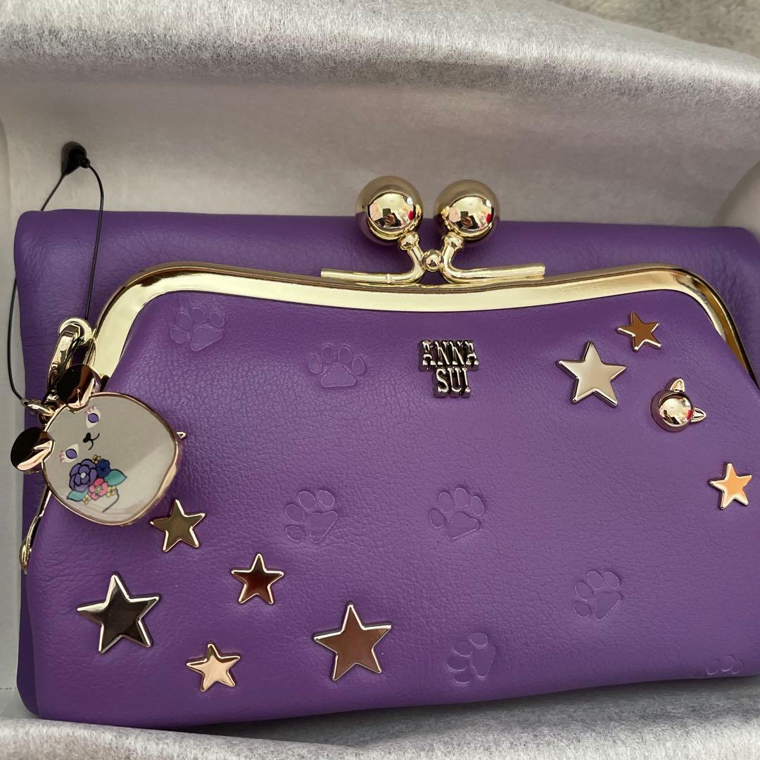 ANNA SUI アナスイ　ねこ　ねずみ　二つ折り財布　箱なし
