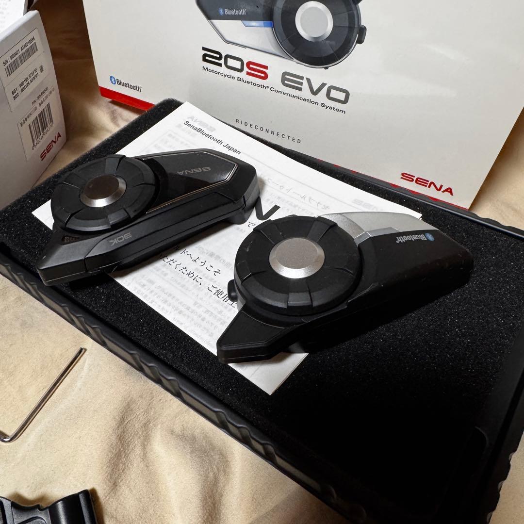値下！実働SENA 20S EVO & ジャンク30K 2台セットバイクインカム