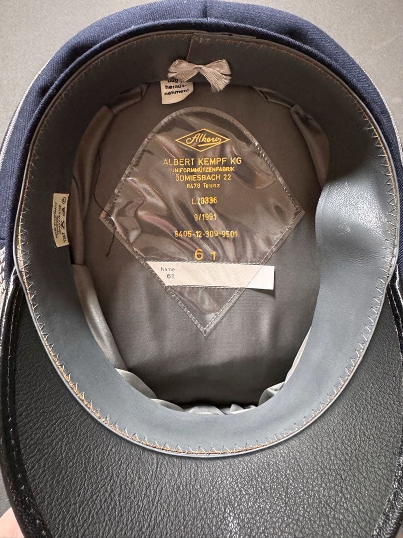 ドイツ空軍将校用制帽クラッシュタイプ