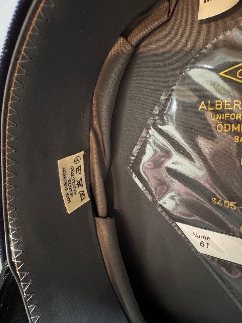 ドイツ空軍将校用制帽クラッシュタイプ