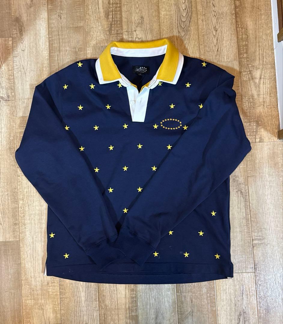 トップス AFB DOUBLE LAYERD LS POLOSHIRTS