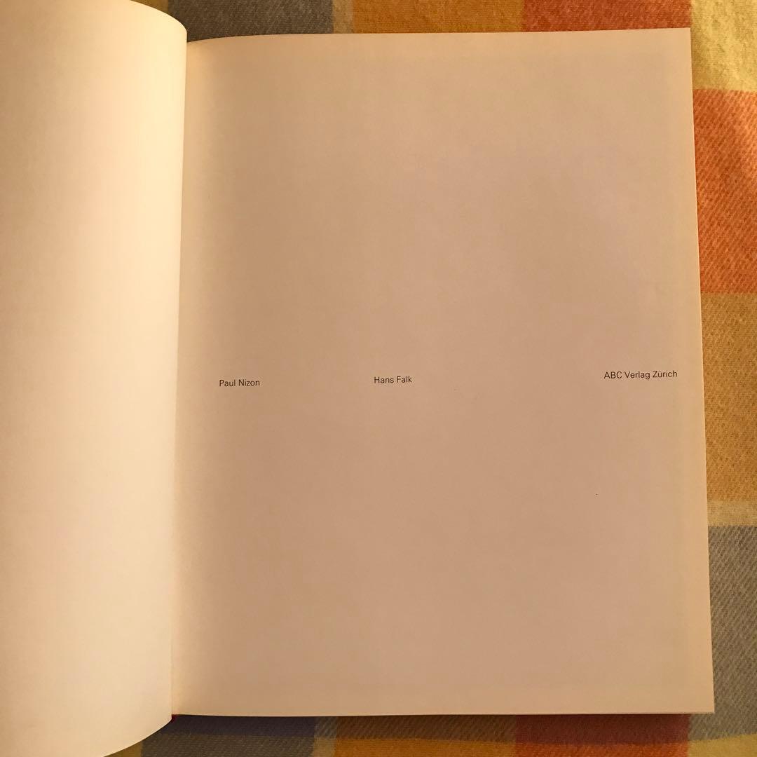 洋書 Paul Nizon Hans Falk Woodstock-Hotel