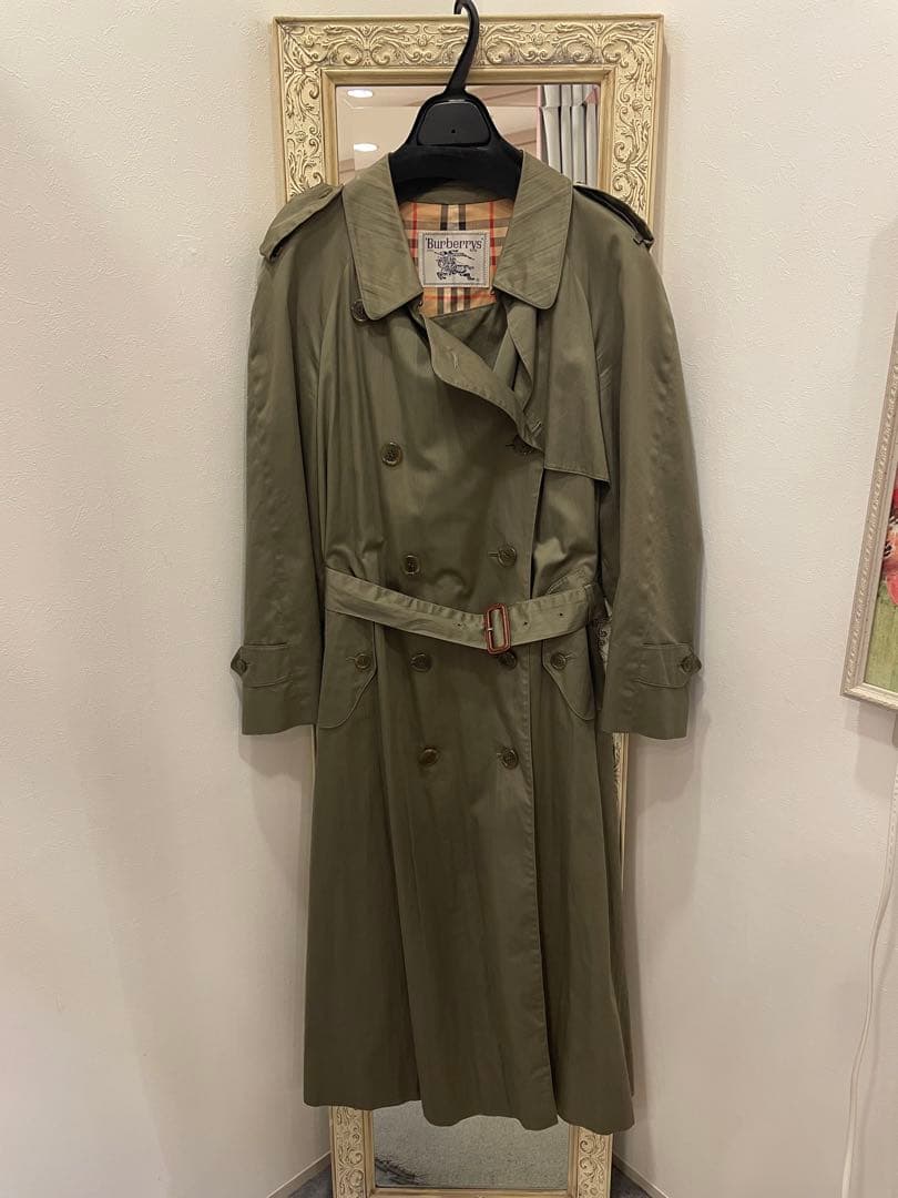 Burberry's トレンチコート カーキ　レディース　ベルト付き
