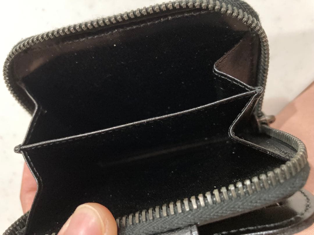 Fendi ブラック モノグラム 二つ折り財布