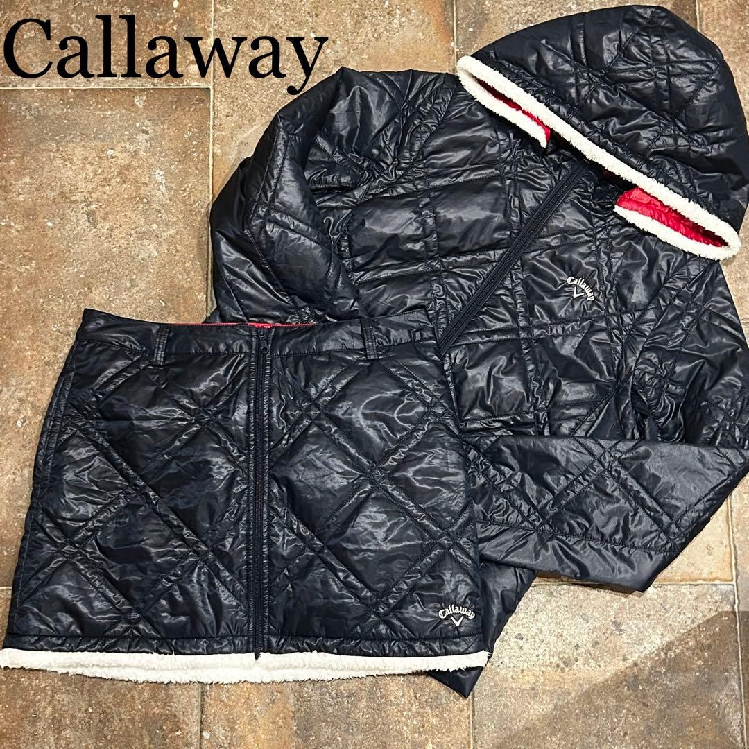 Callaway セットアップ　中わたジャケット　スカート 上下セット