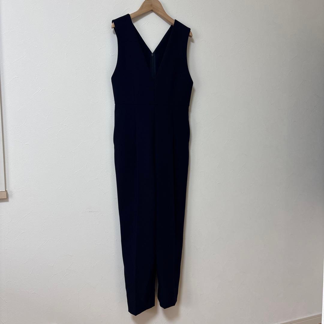 プラステ　ダブルクロスジャンパースーツ　ブラック