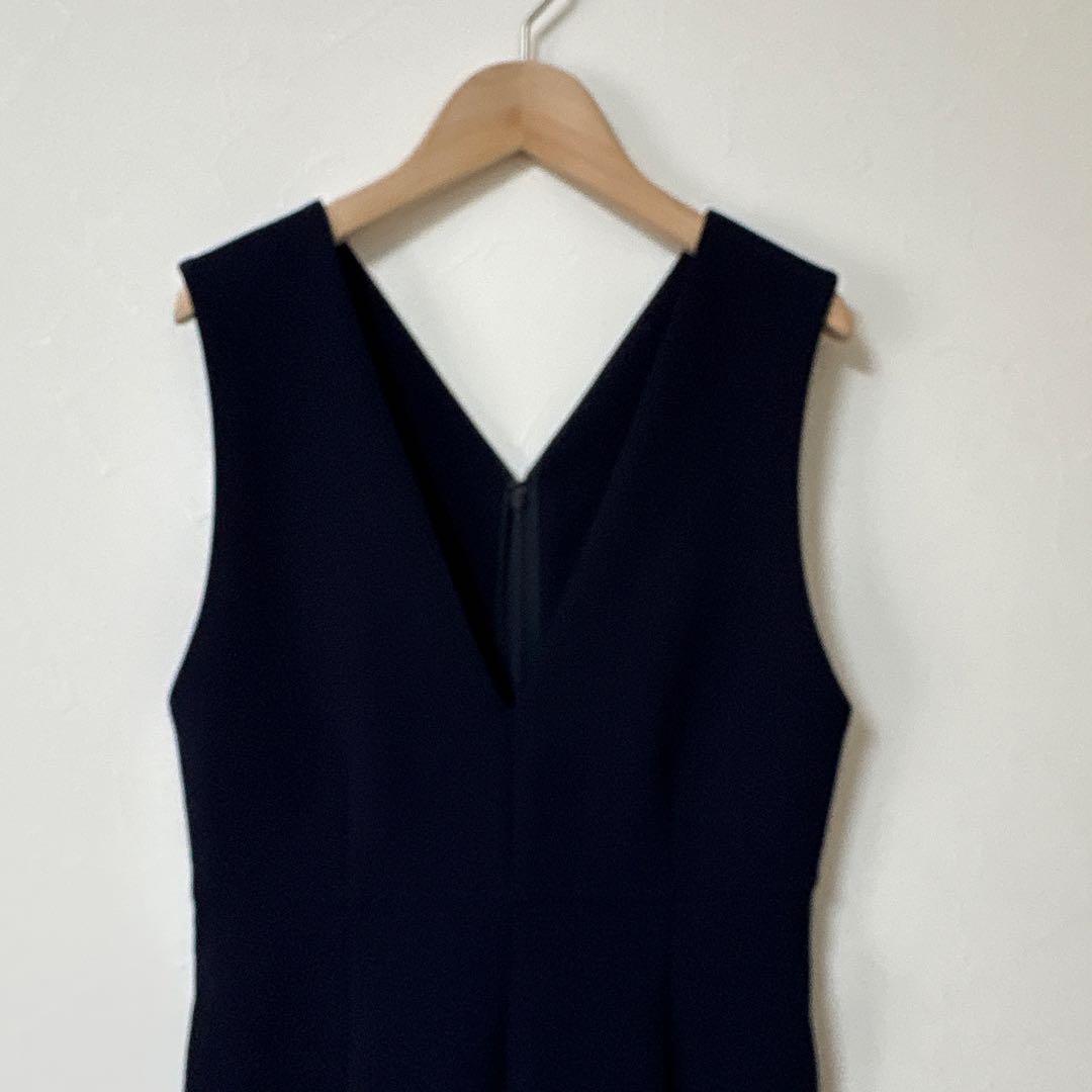 プラステ　ダブルクロスジャンパースーツ　ブラック