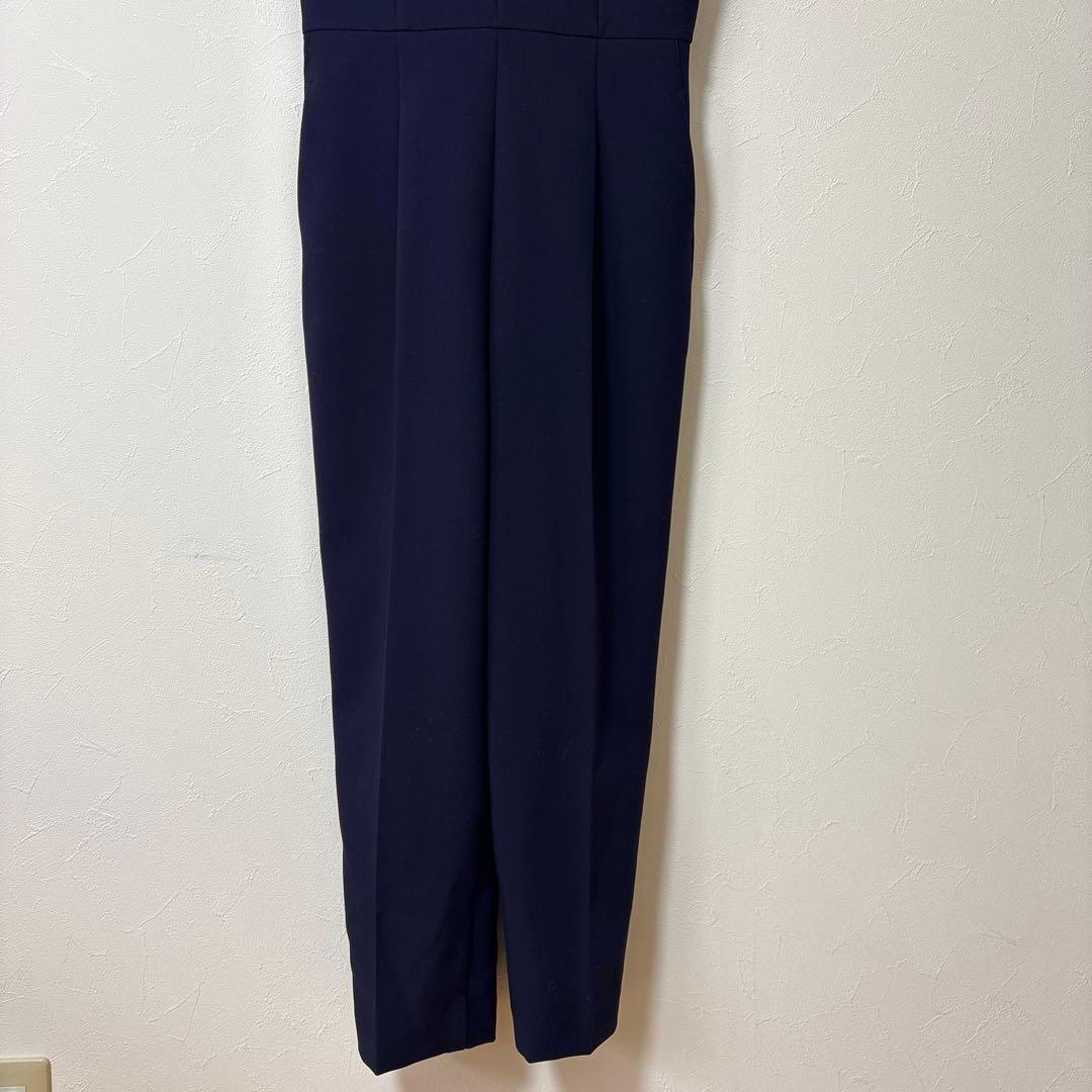 プラステ　ダブルクロスジャンパースーツ　ブラック