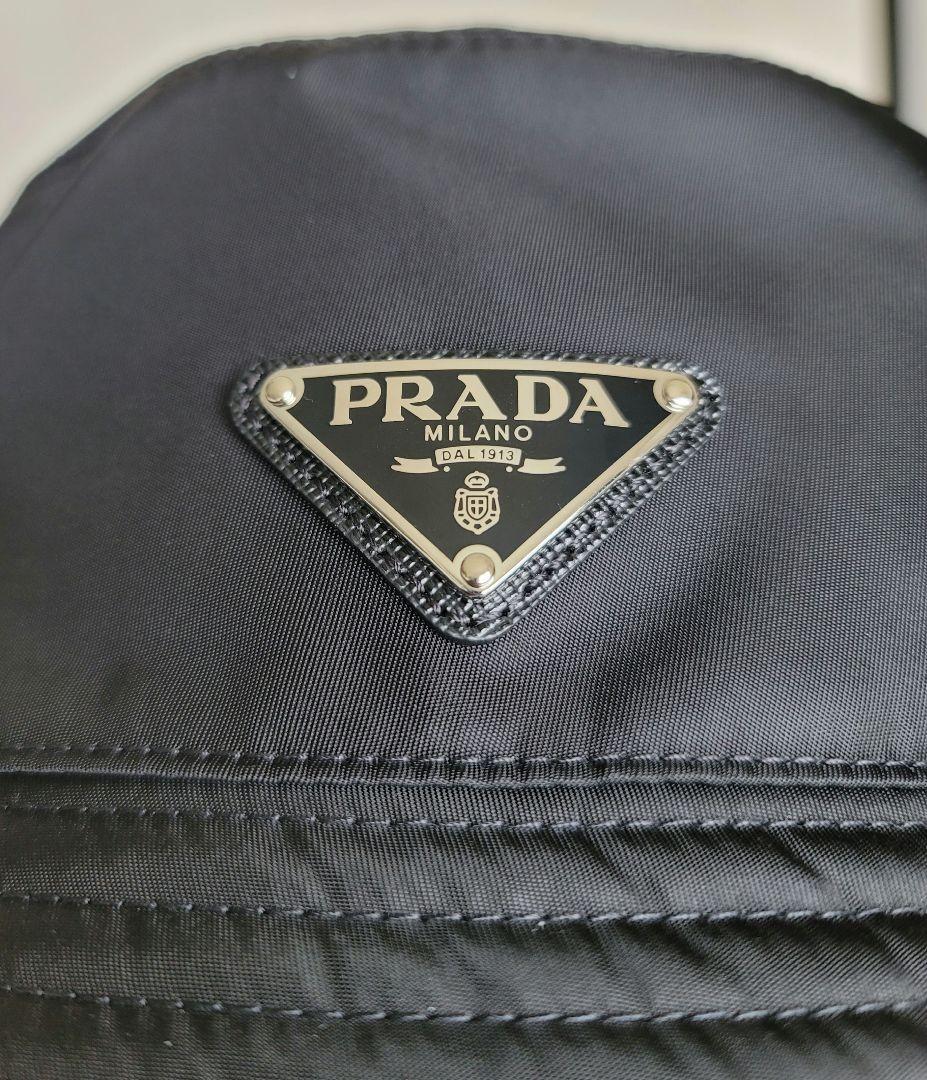 【美品】PRADA バケットハット RE-NYLON サイズ=L 59cm