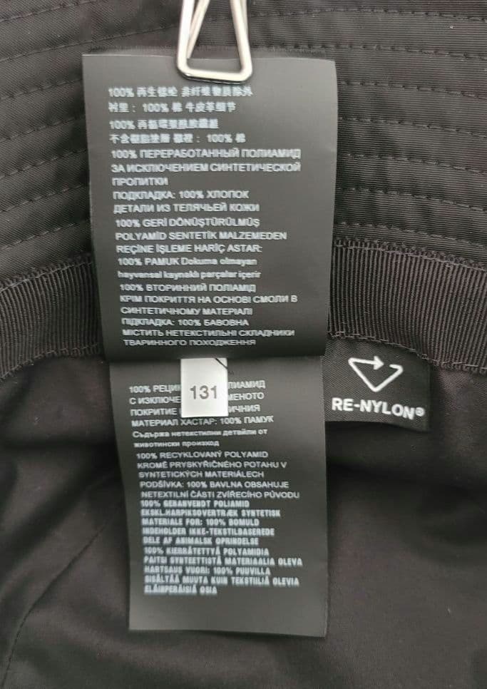 【美品】PRADA バケットハット RE-NYLON サイズ=L 59cm