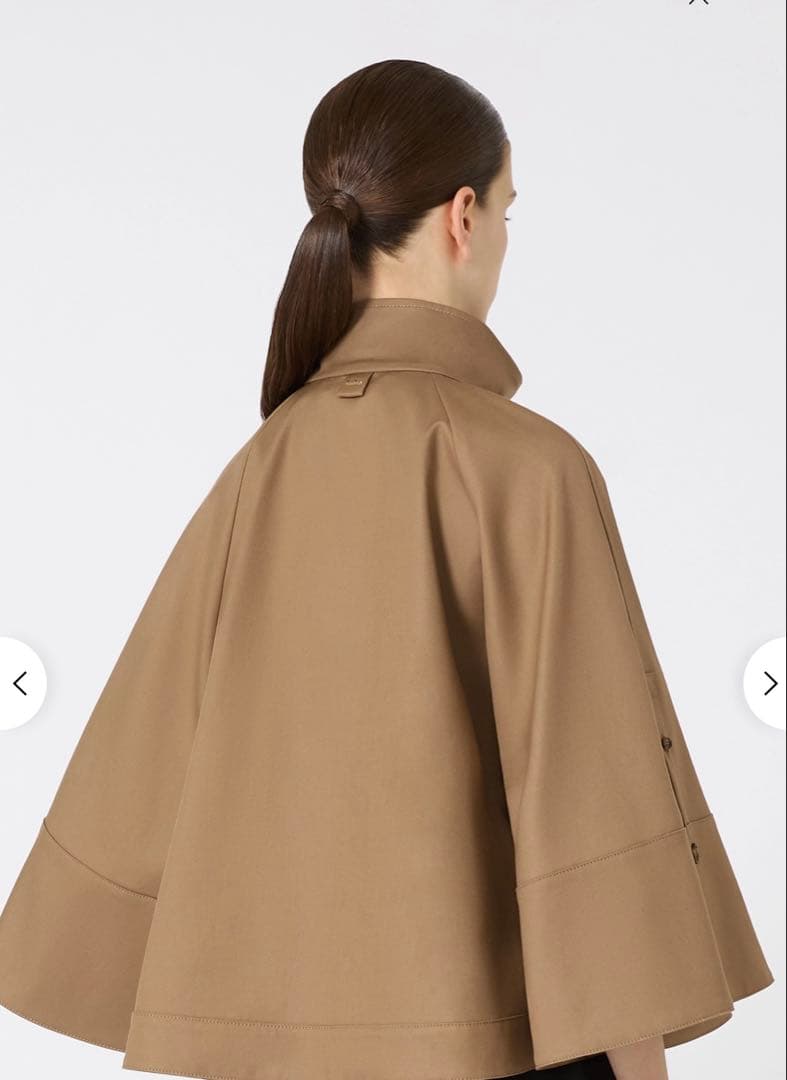 新品タグ付⭐︎今期MAXMARAマックスマーラ ケープトレンチ 滝沢眞紀子