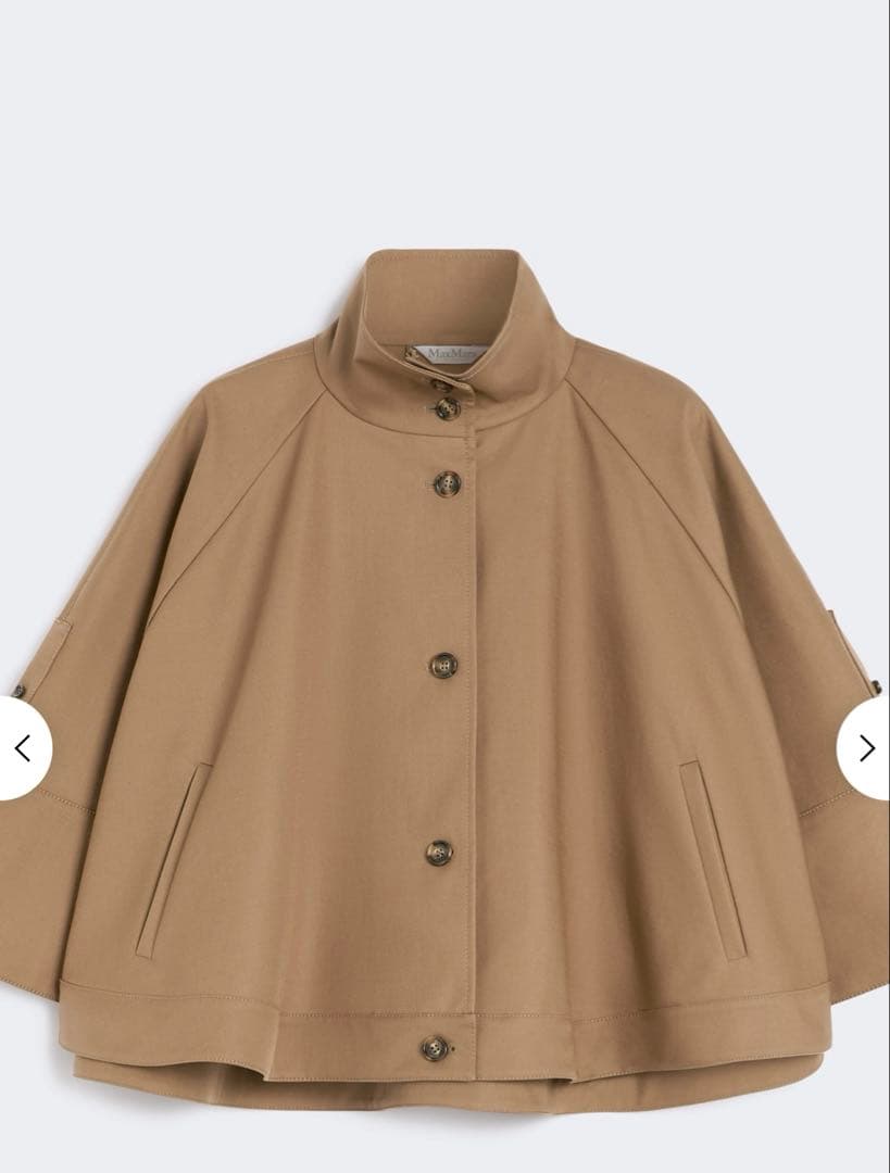 新品タグ付⭐︎今期MAXMARAマックスマーラ ケープトレンチ 滝沢眞紀子