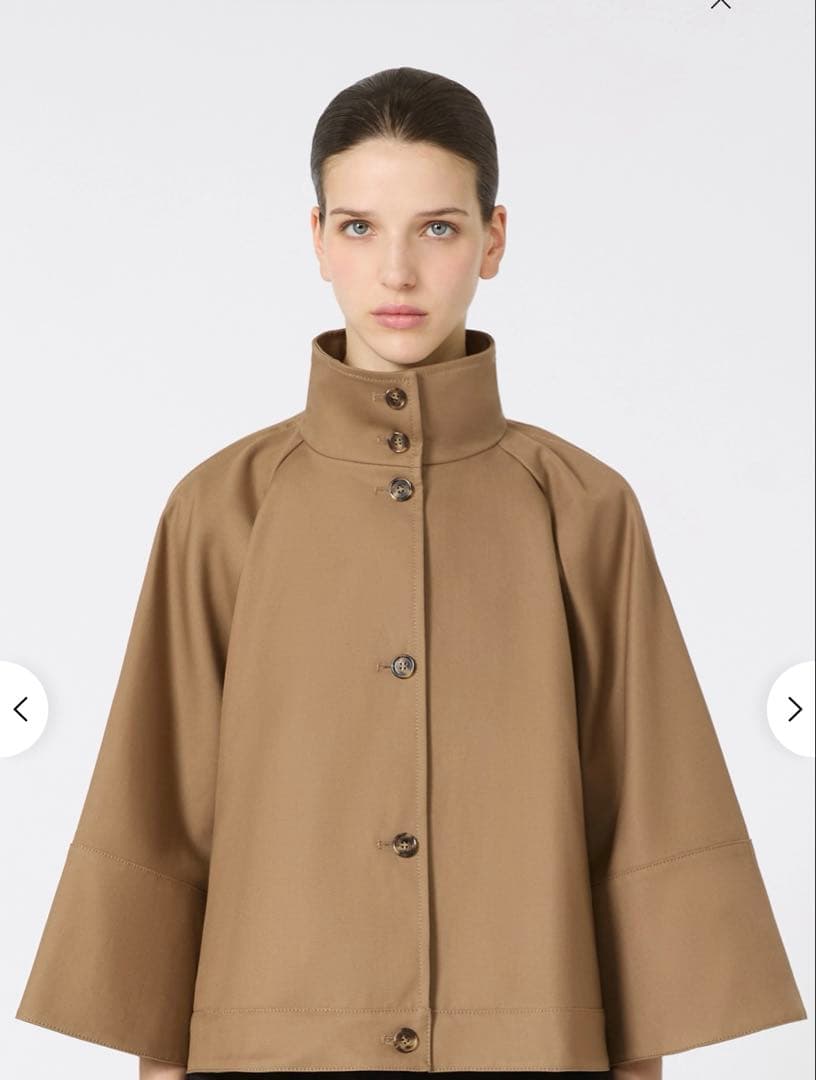 新品タグ付⭐︎今期MAXMARAマックスマーラ ケープトレンチ 滝沢眞紀子