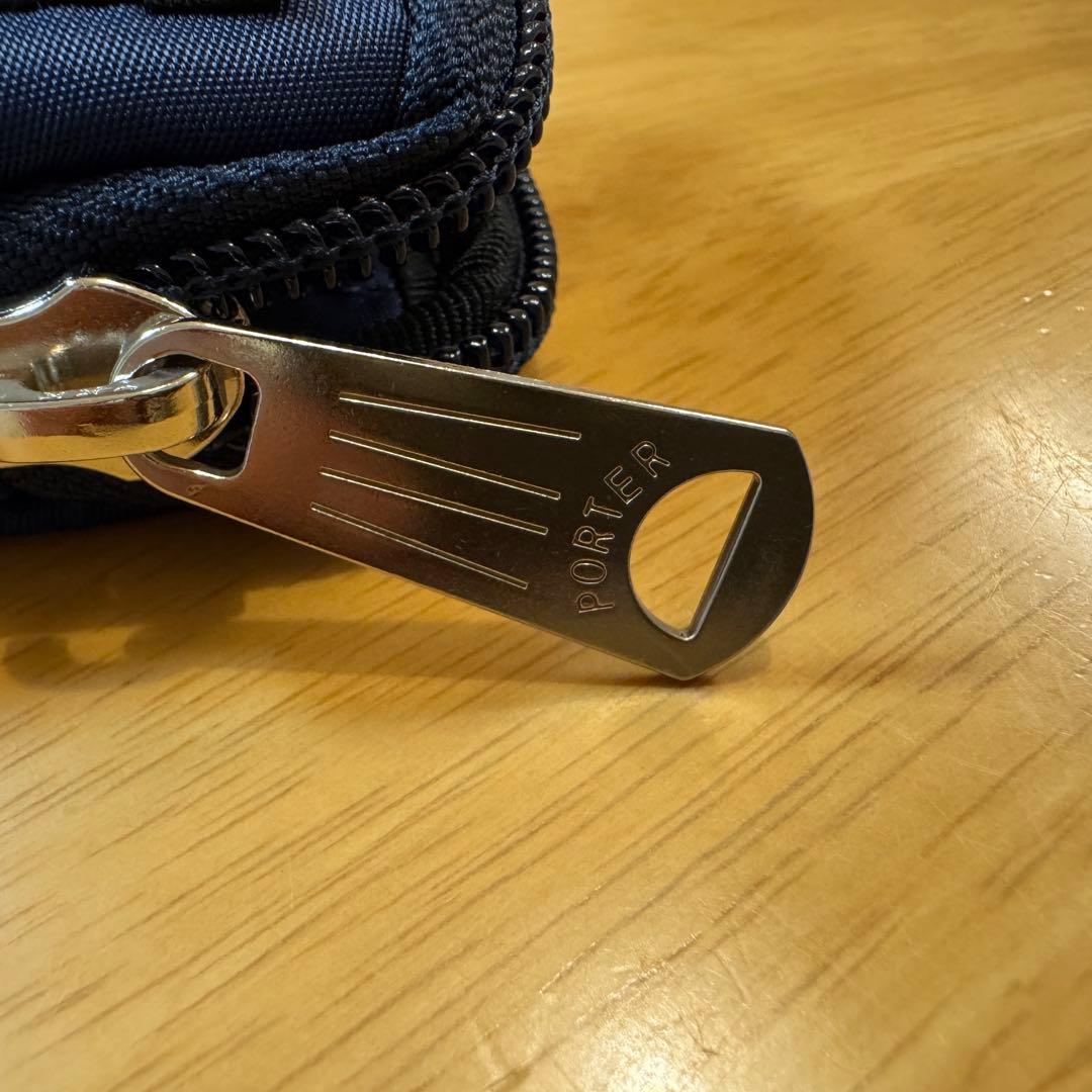 【超美品】ポーター　スヌーピー　刺繍　ネイビー　キーケース