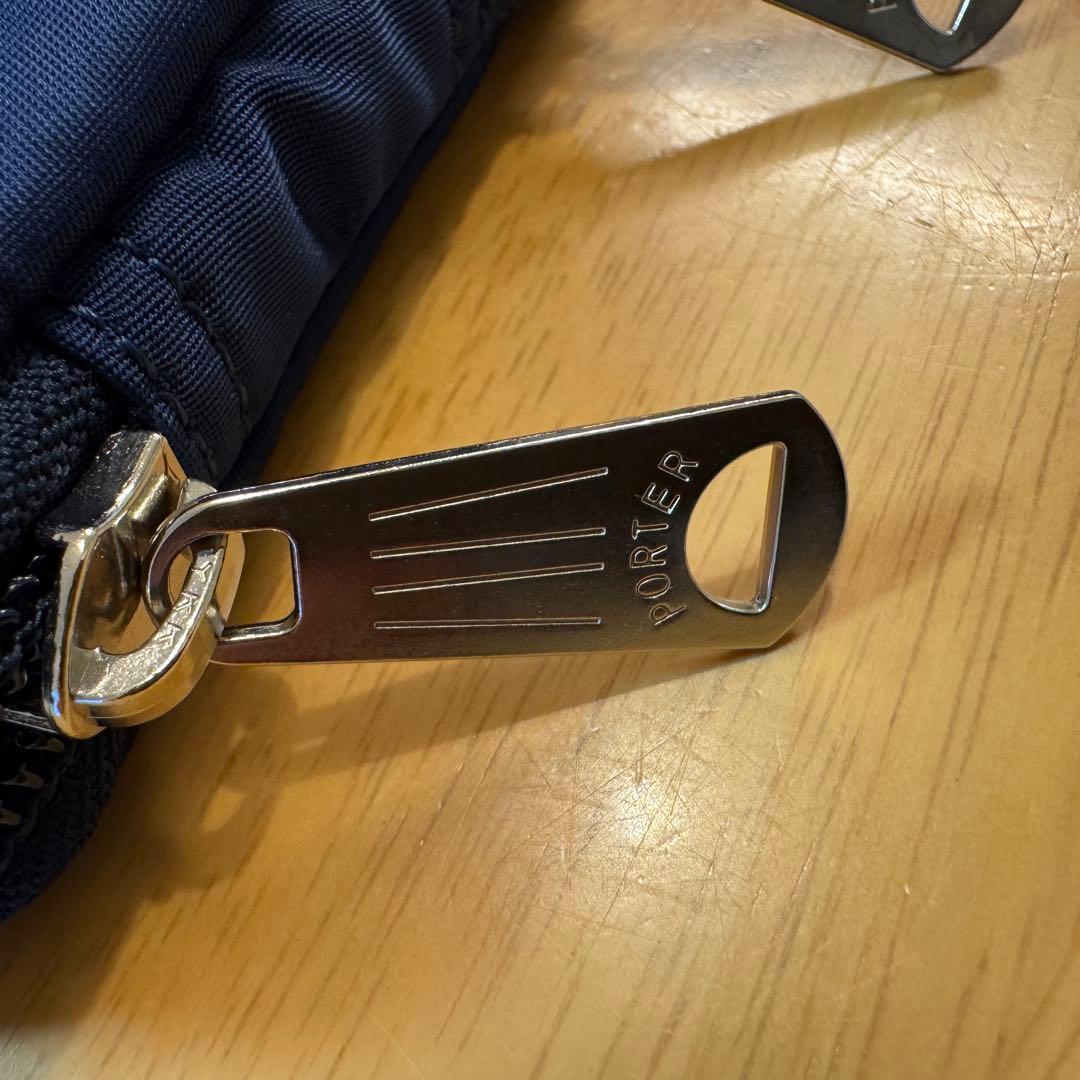 【超美品】ポーター　スヌーピー　刺繍　ネイビー　キーケース