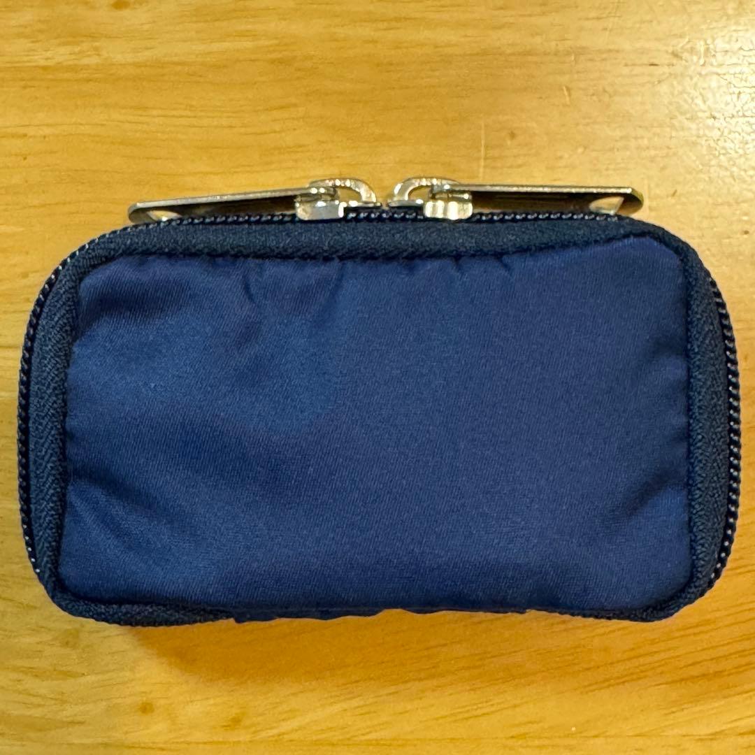 【超美品】ポーター　スヌーピー　刺繍　ネイビー　キーケース