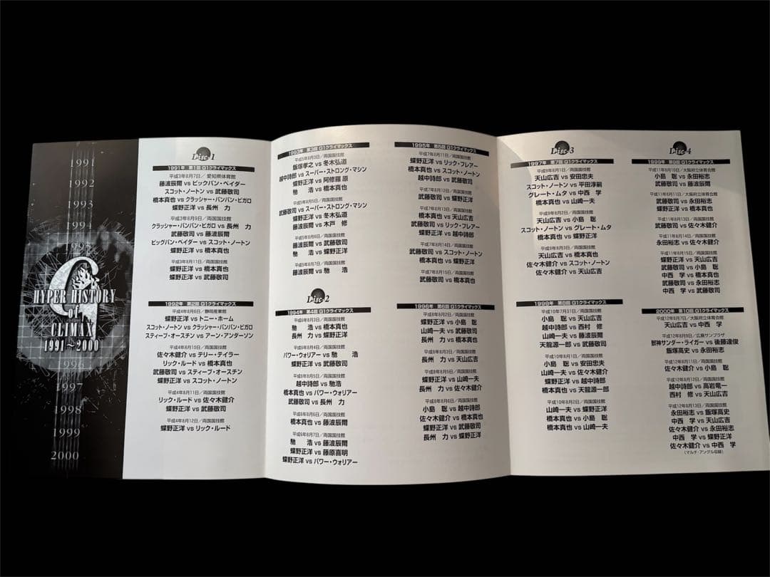 未再生•新日本プロレス公式DVD HYPER HISTORY of CLIMAX