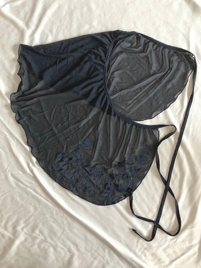 【バレエローザ】ブラック花柄レオタード&スカート