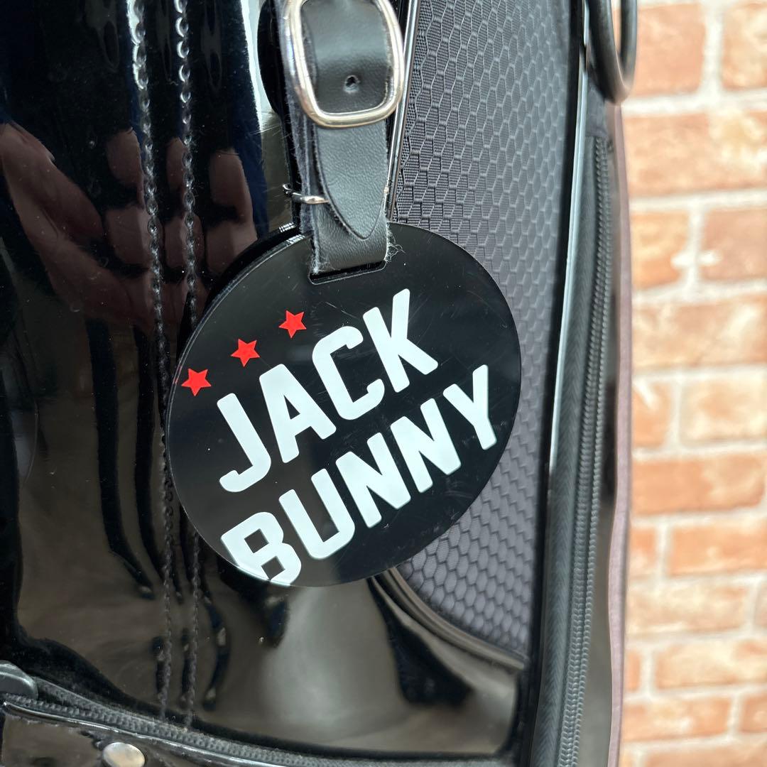‼️ジャックバニー エナメル キャディバッグ ブラック ‼️