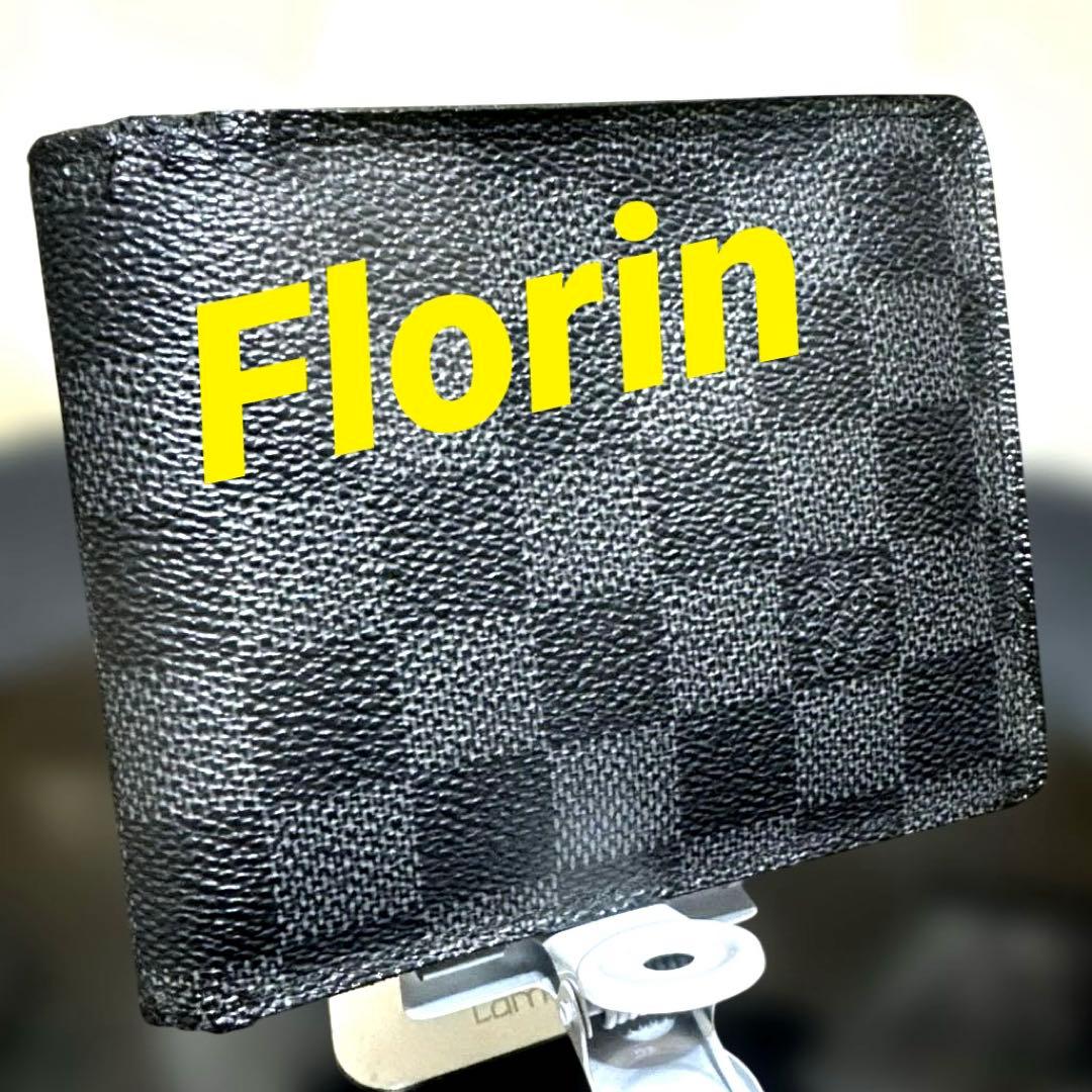 ③☆良品♪ダミエG ポルトフォイユ フロリン 2つ折り財布