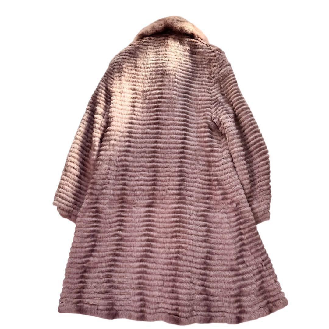 総丈109‼︎ロシアンセーブル×ロシアリス　ファーコート　リバーシブル　本毛皮