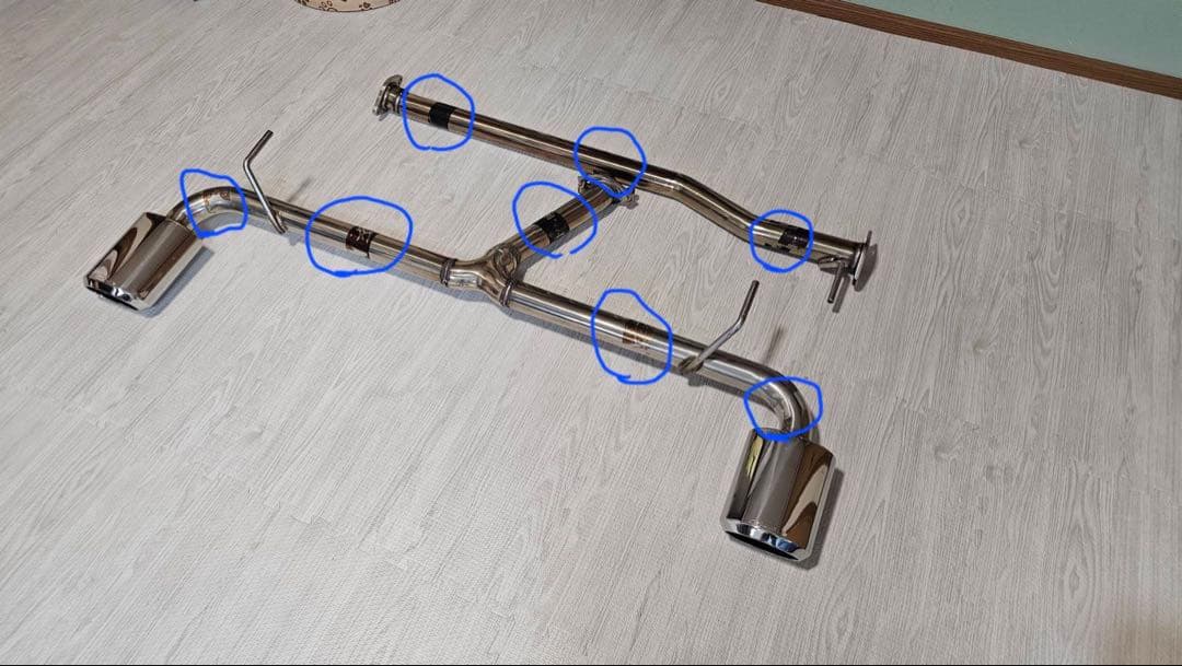 センスブランド マフラー【LUV4・ハリアー】