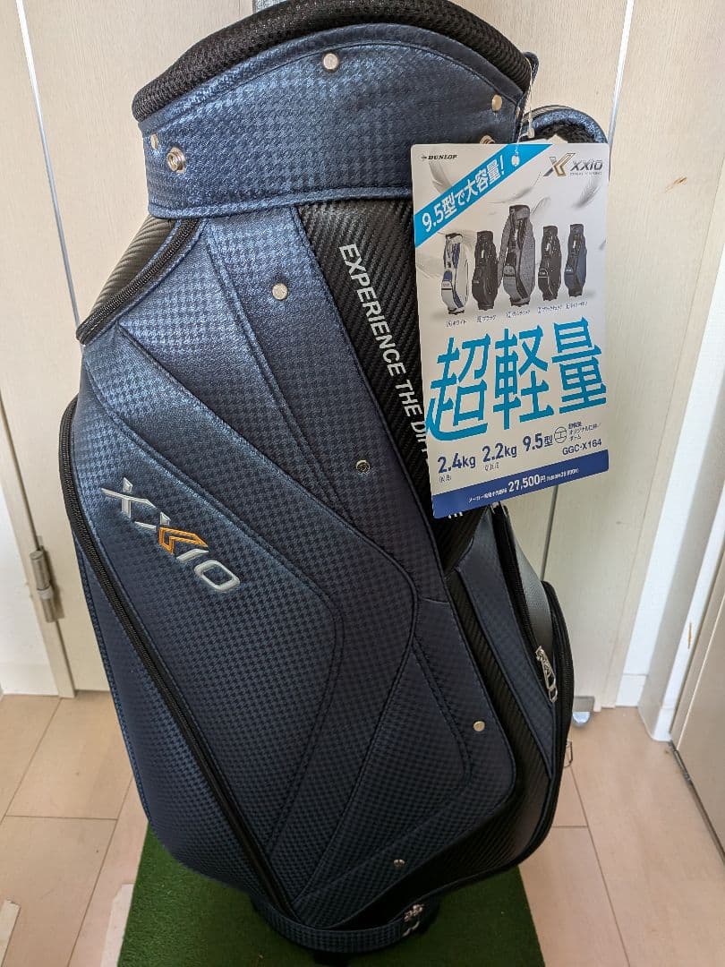 XXIO ゴルフバッグ キャディバッグ　古閑美保プロサイン入り